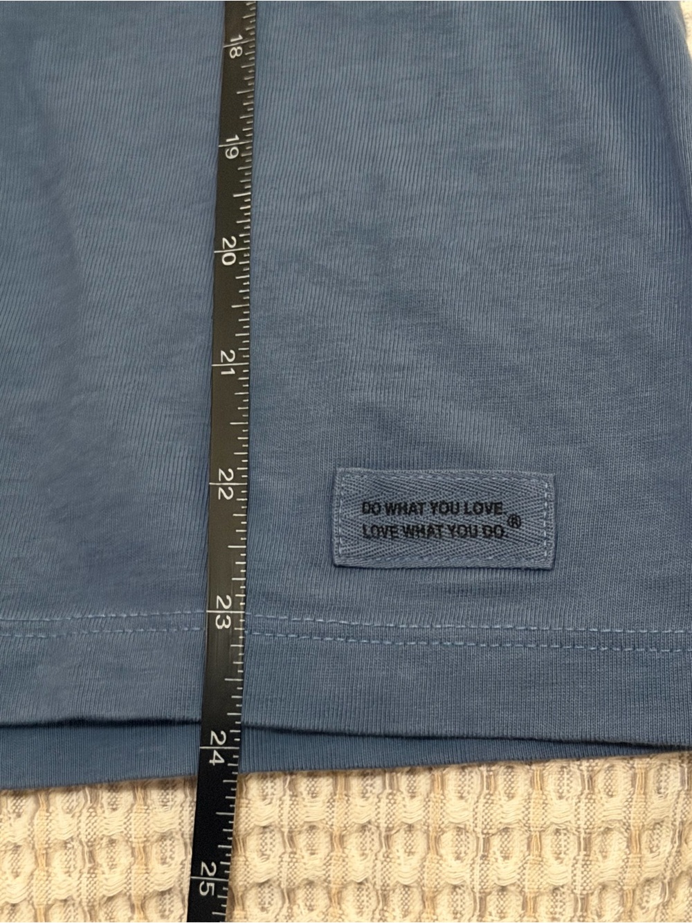 Life Is Good Women's Dusty Blue 'Happiness Is Homemade' V‑Neck Tee - Picture 3 of 6